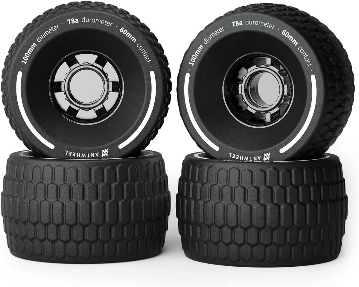 All-Terrain Longboard Wielen 100mm voor Elektrische Skateboards 78A