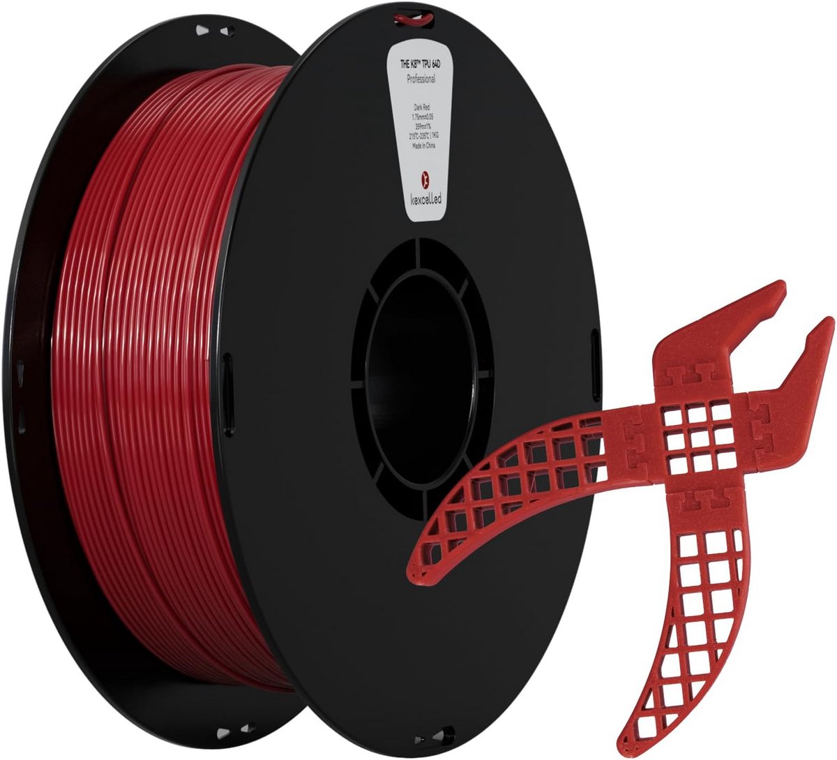 Flexibel TPU 64D 3D Printer Filament 1.75mm - 1KG Zacht Slijtvast Materiaal