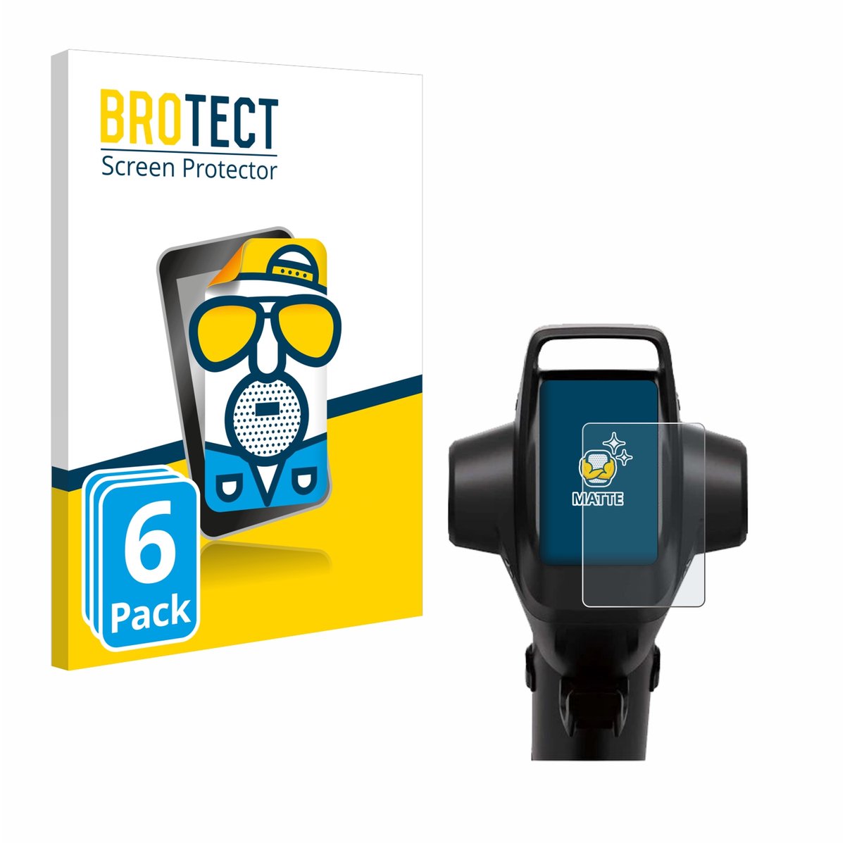 BROTECT - Screenprotector voor Segway GT3 Pro - Folie Beschermfolie matte 6 Stuks