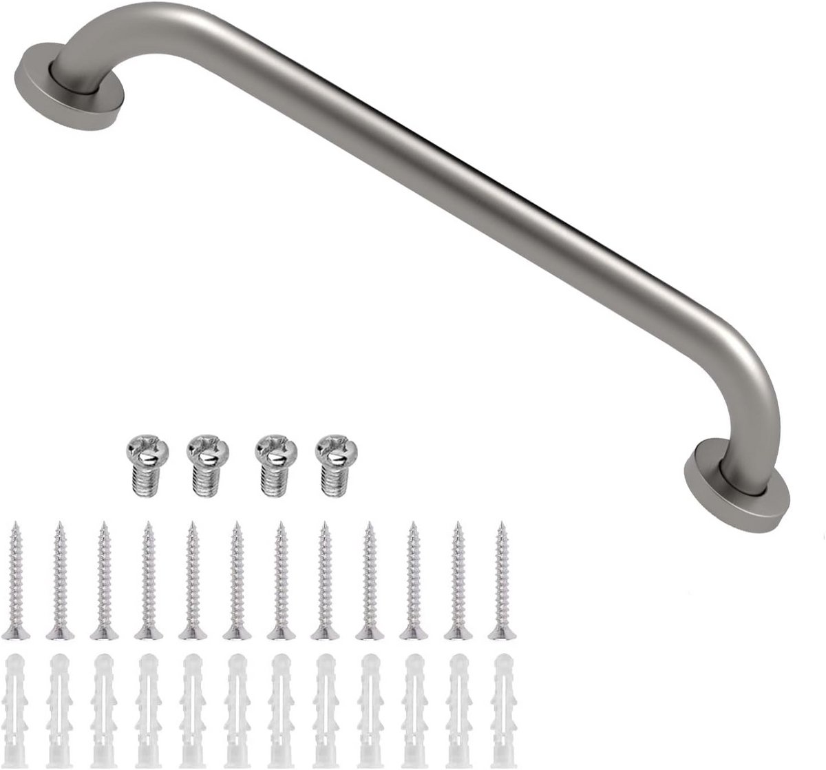 Douche Grijpbar Geborsteld Nikkel 40,6 cm - Veiligheidshandvat voor Badkamer en Toilet