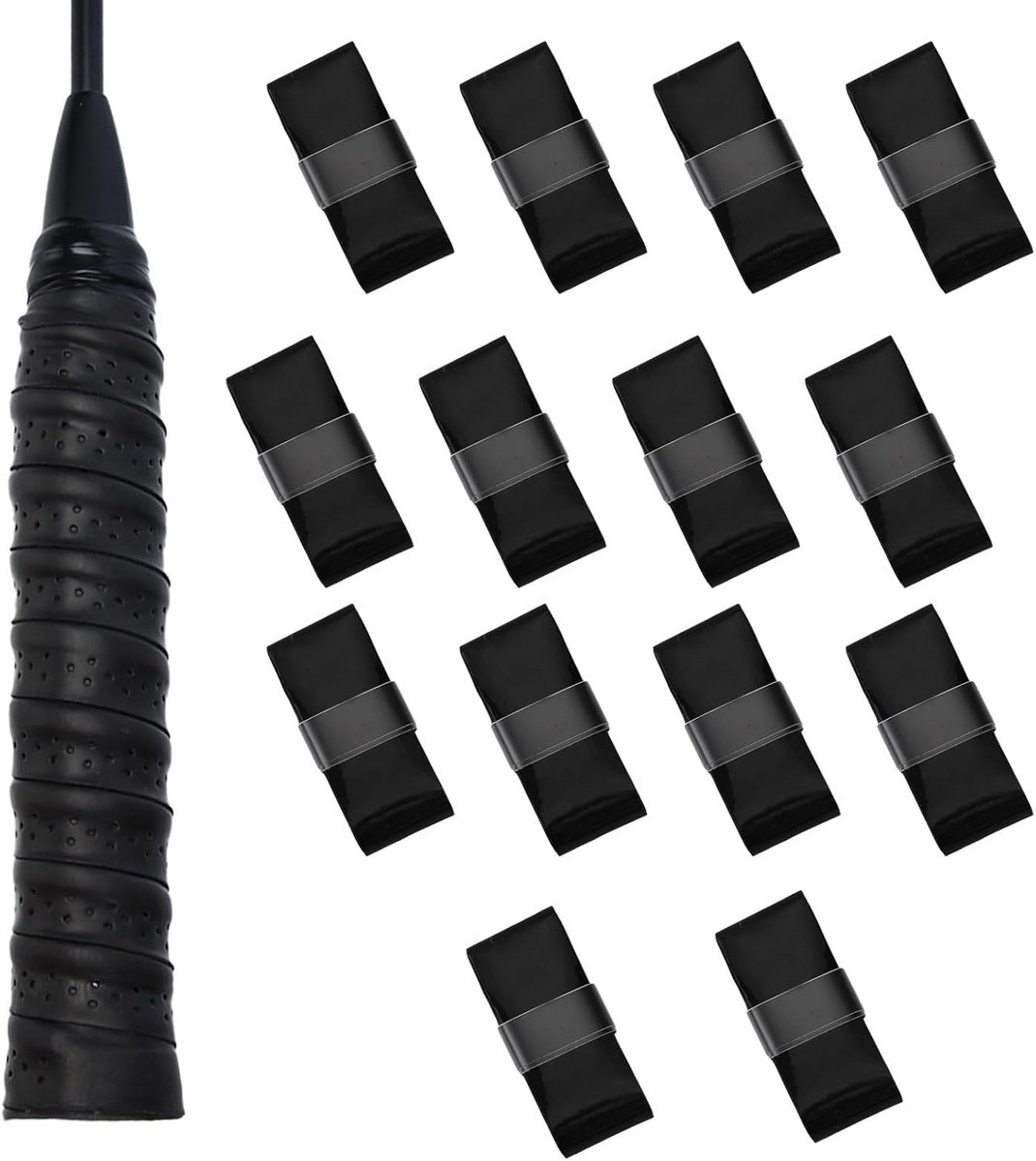 14x Antislip Overgrip voor Tennis, Badminton en Padel Rackets