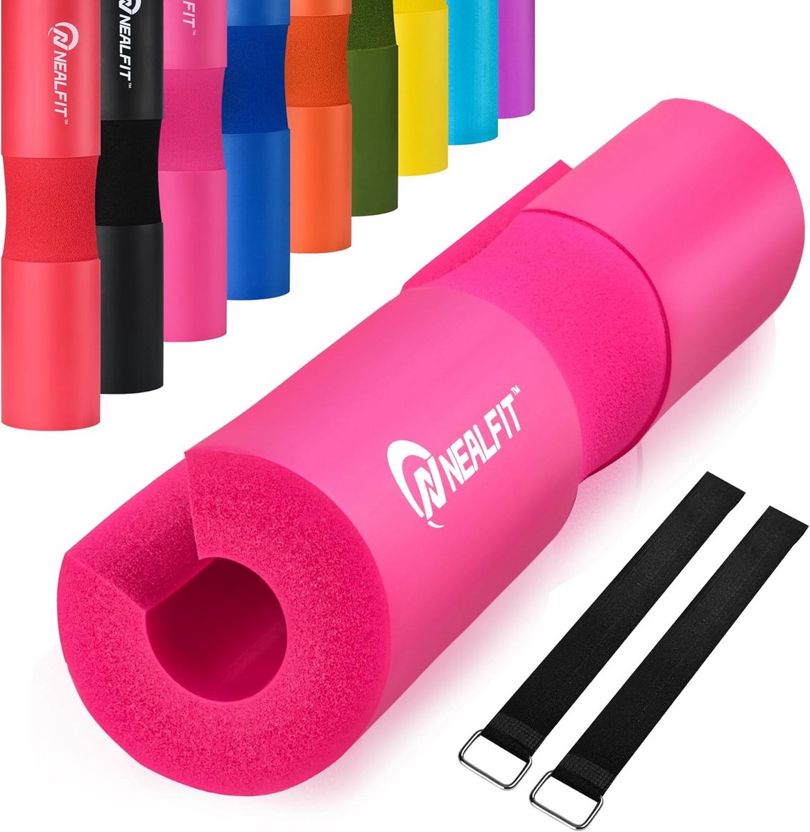 Barbell Pad voor Squat, Lunges en Hip Thrusts - Dikkere Schuim Bescherming voor Olympische Stangen