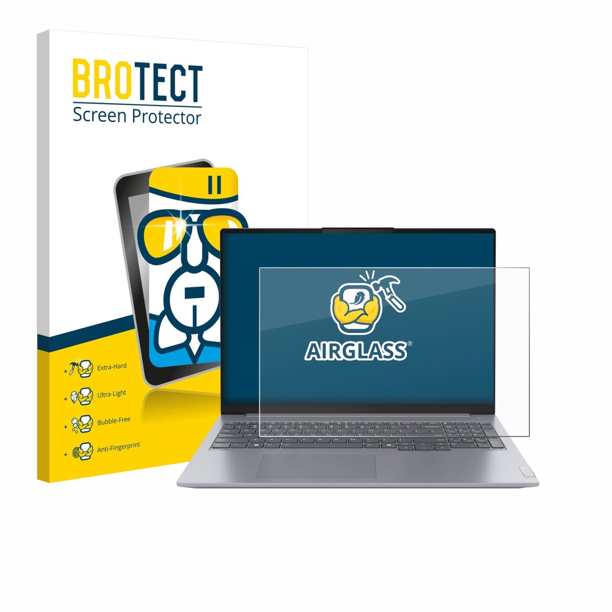 Screenprotector voor Lenovo ThinkBook 16 Gen 7+ Beschermglas transparant