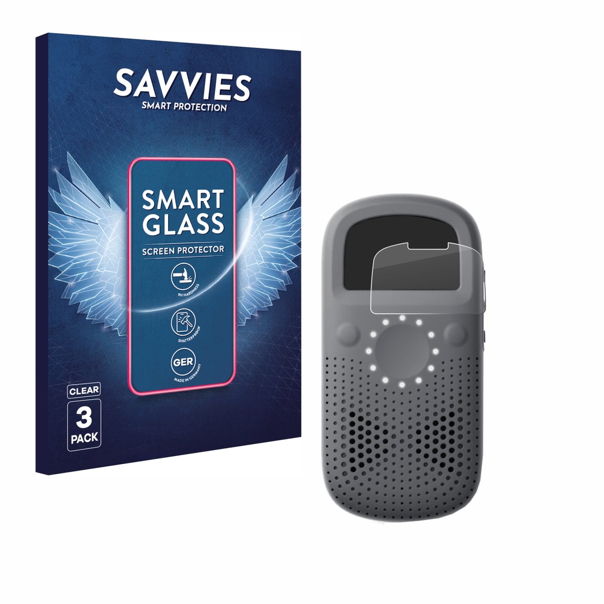 3 Stuks Savvies Screenprotector - geschikt voor Relay X - beschermfolie glas transparant