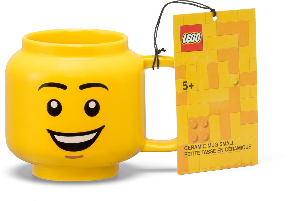 Room Copenhagen LEGO keramische mok - Vrolijke jongen, 255 ml thumbnail 2