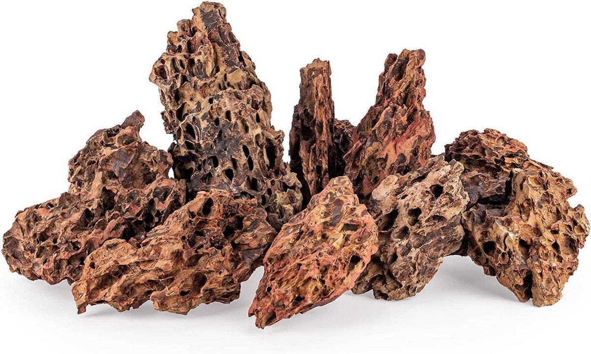 Natuurlijke Aquariumbodem Stenen en Rotsen voor Stijlvolle Aquascaping (1 kg)