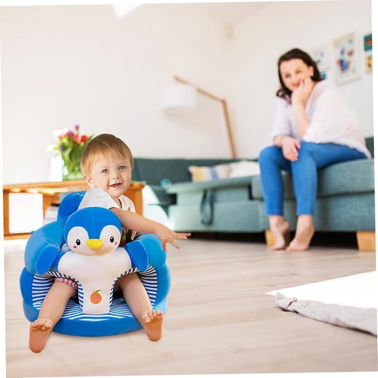 Comfortabele Zitten Leren Stoel met Zachte Voering voor Baby's — afbeelding 2