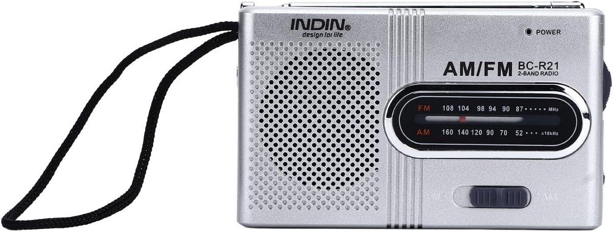 Compacte Draagbare AM/FM Radio - Zakformaat Radio voor Onderweg, Reizen en Camping