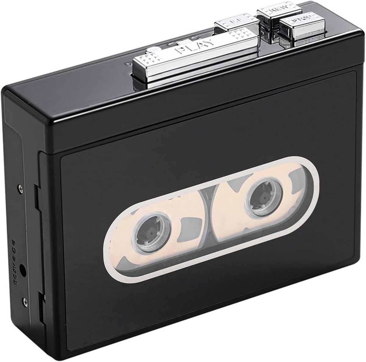 Draagbare Cassettespeler met Bluetooth en MP3 Converter - Auto Reverse & FM Radio
