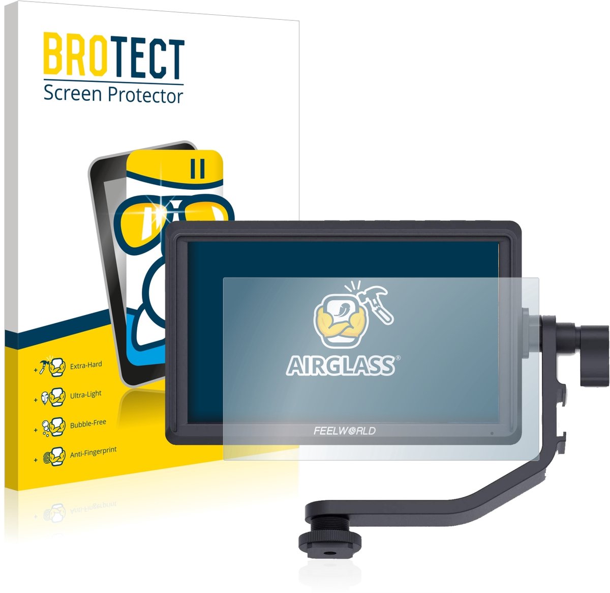 Screenprotector voor Feelworld FW568 5.5" Beschermglas transparant