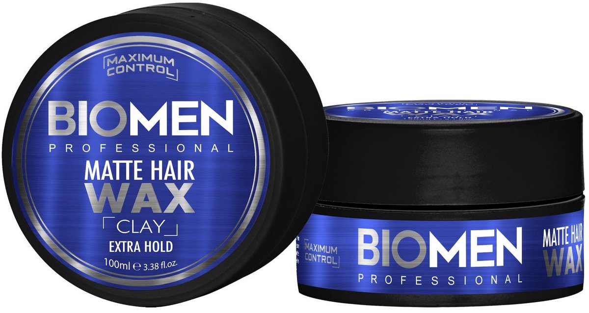 Biomen Professional Aqua Hair Wax – Ultra Styling Wax voor Haar & Baard – Strong Hold & Natuurlijke Glans – Vegan – 100ml - Haarwax - wax voor mannen - Styling wax - Vegan haarwax