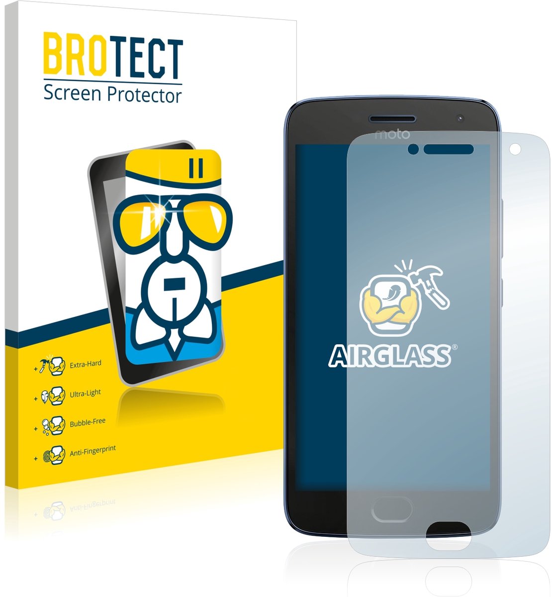 Screenprotector voor Motorola Moto G5 Plus Beschermglas transparant