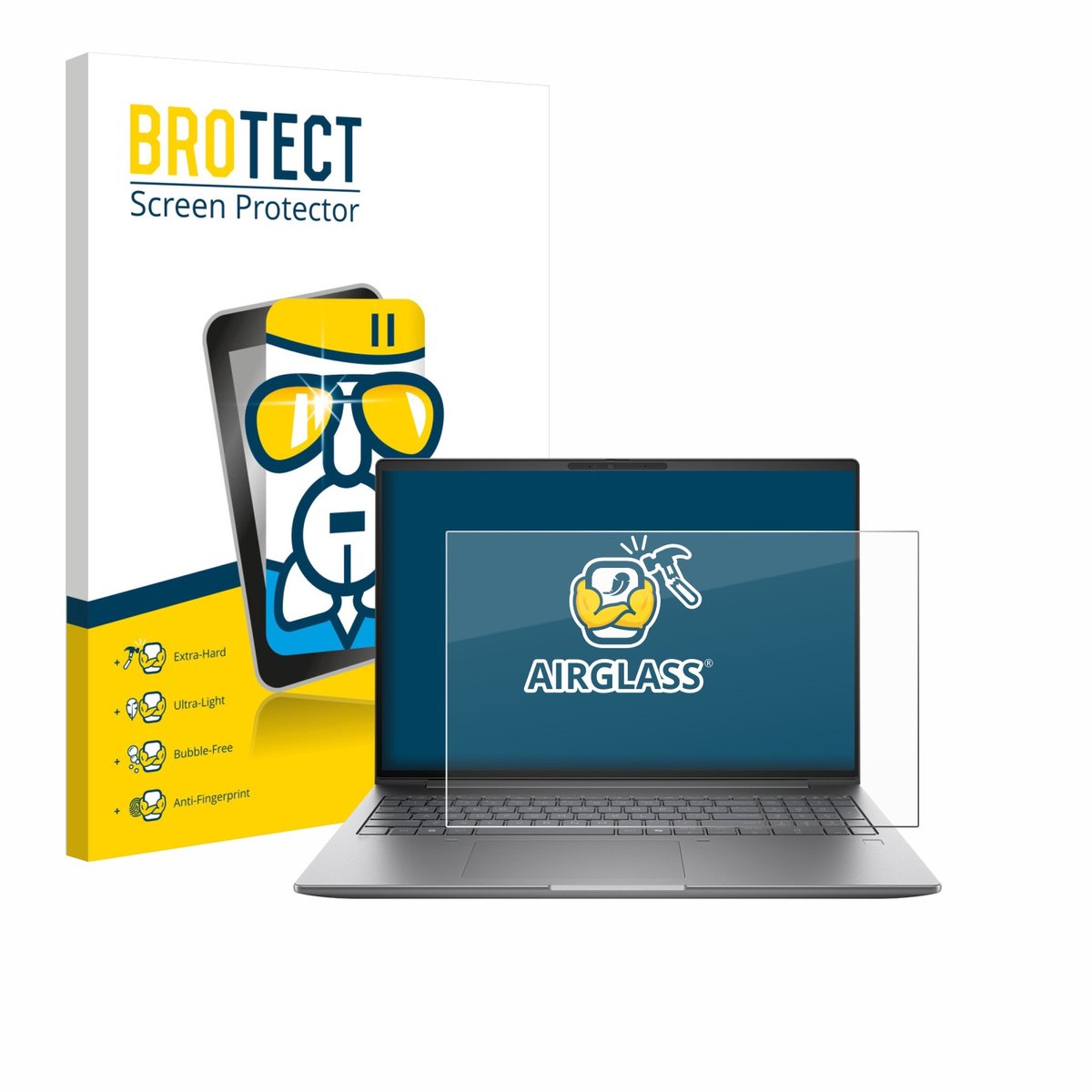 Screenprotector voor HP Zbook X G1i 16" Beschermglas transparant