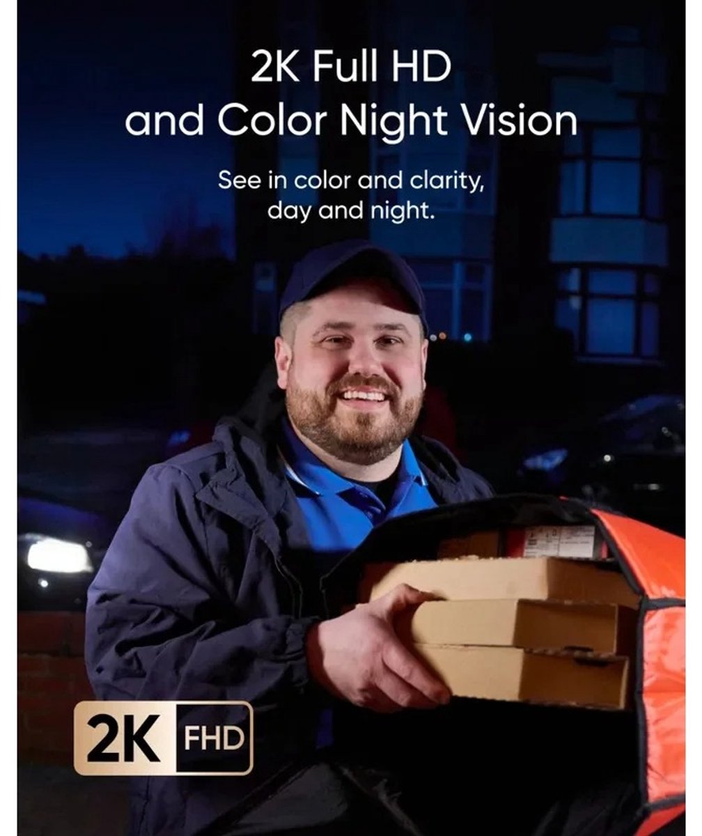 Anker Beveiligingscamera Draadloos 2K Full HD met Nachtzicht - afbeelding 2