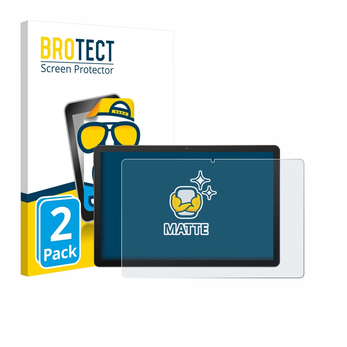 BROTECT - Screenprotector voor Sunmi CPad 11" - Folie Beschermfolie matte 2 Stuks