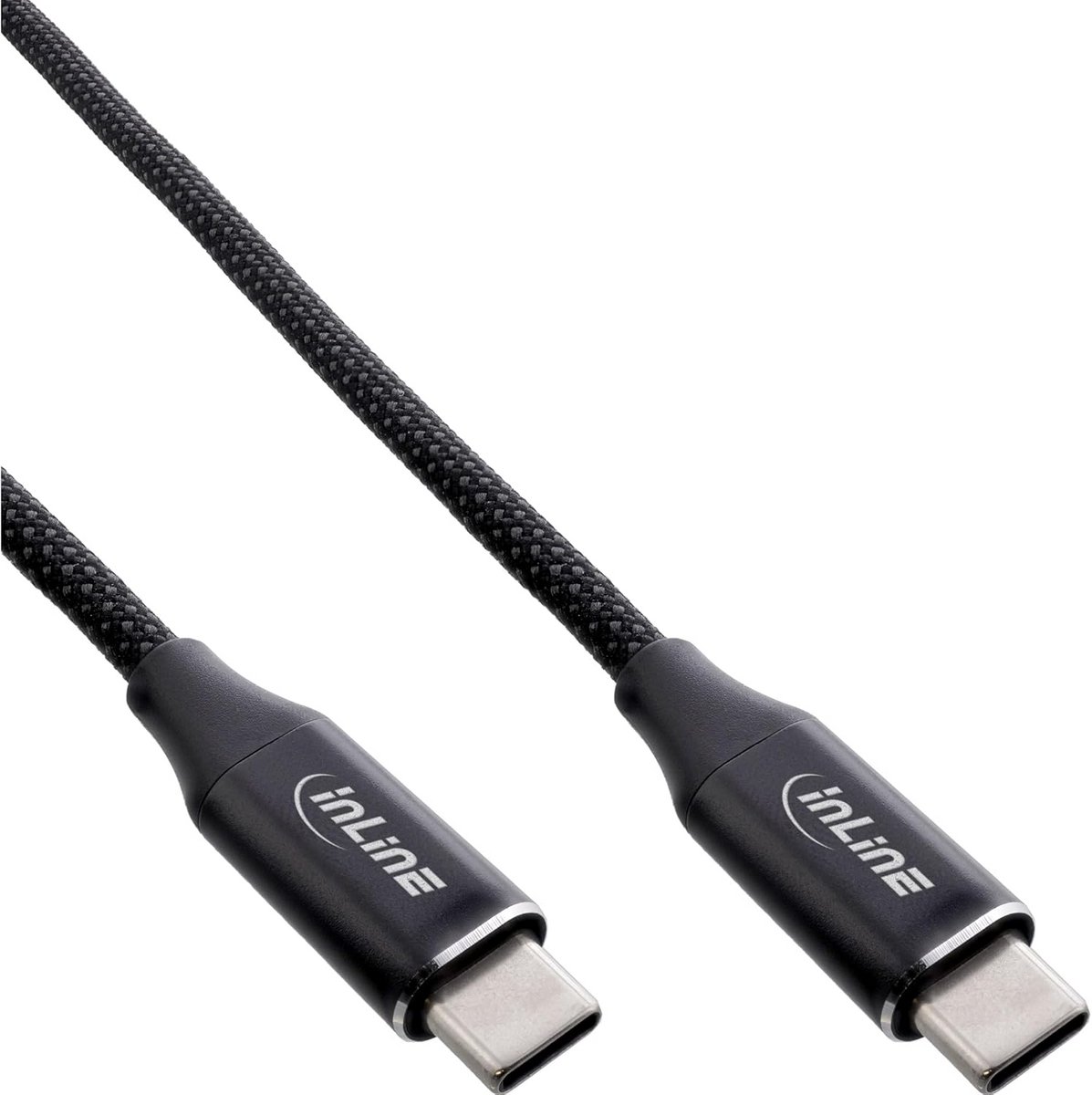 Magnetische USB-C naar USB-C Kabel 100W Snelladen Nylon 2 Meter