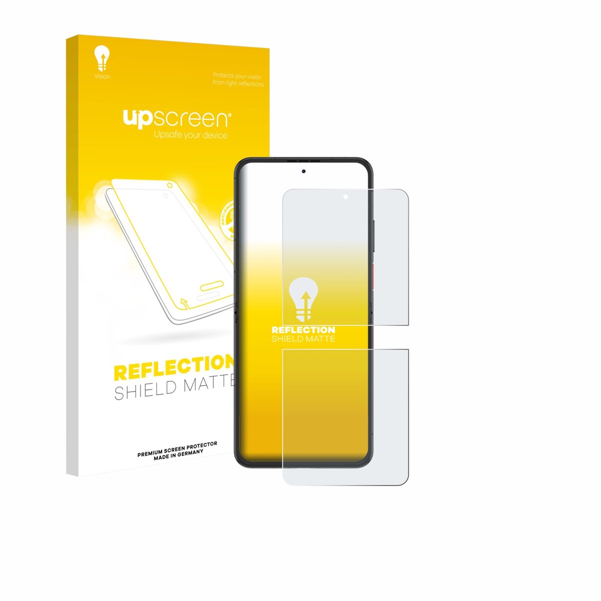 upscreen - Screenprotector voor Nubia Flip 2 - Folie Beschermfolie anti glare matte