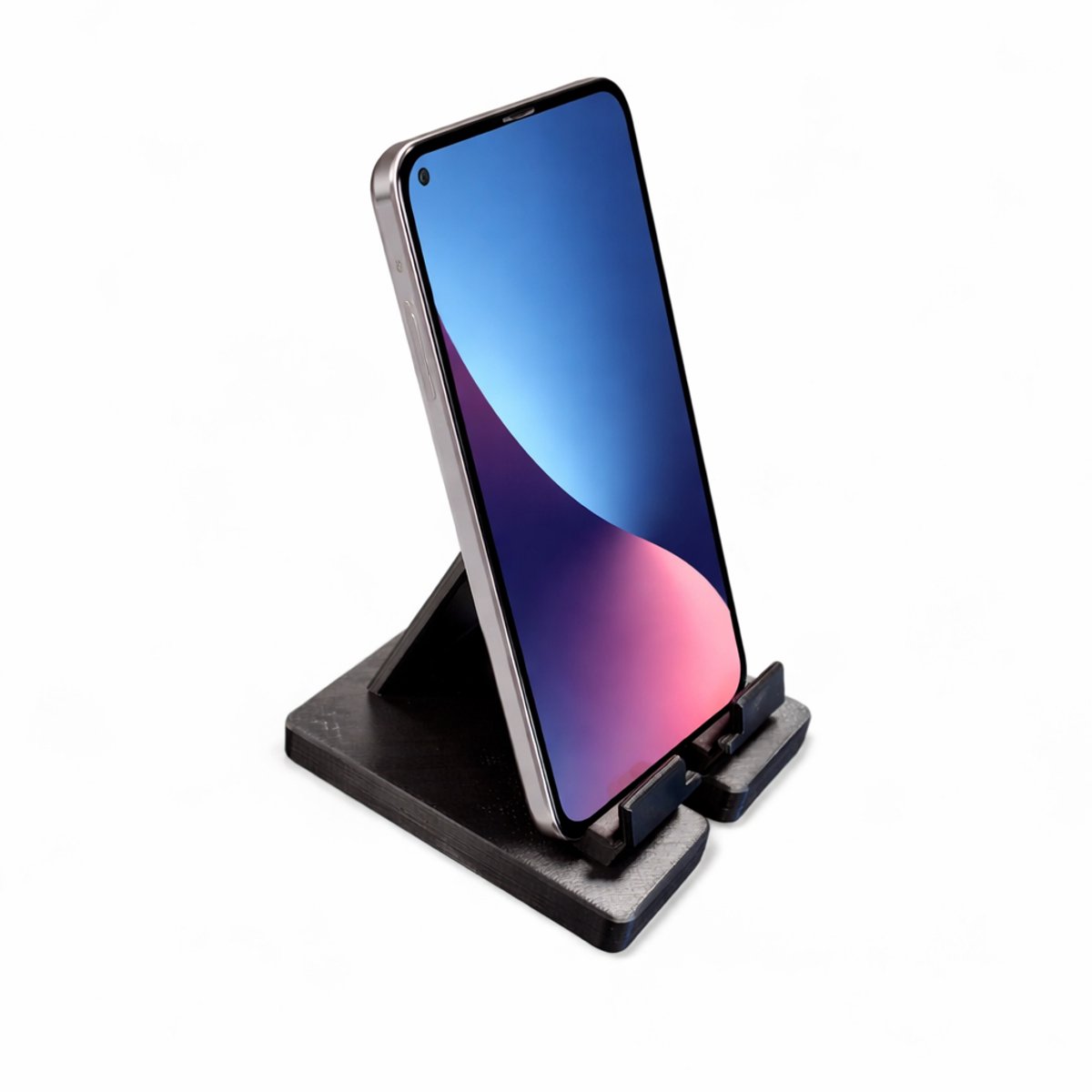 Telefoonhouder voor Bureau – Stabiel en Compact - Zwart - Functioneel en Duurzaam