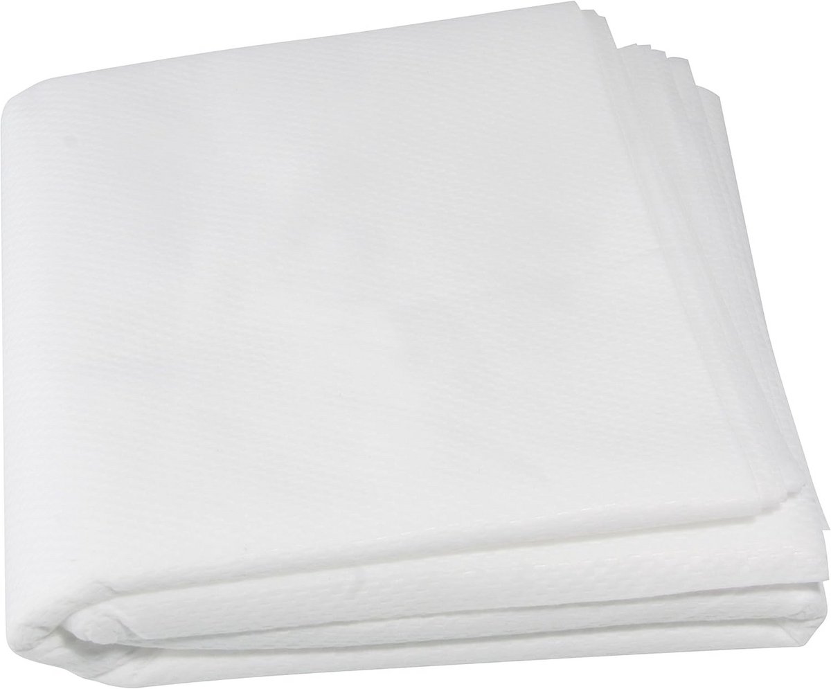 Vlies Wegwerphanddoeken 75x75 cm – 5-delig, Polyester, Wit, voor Professioneel Gebruik