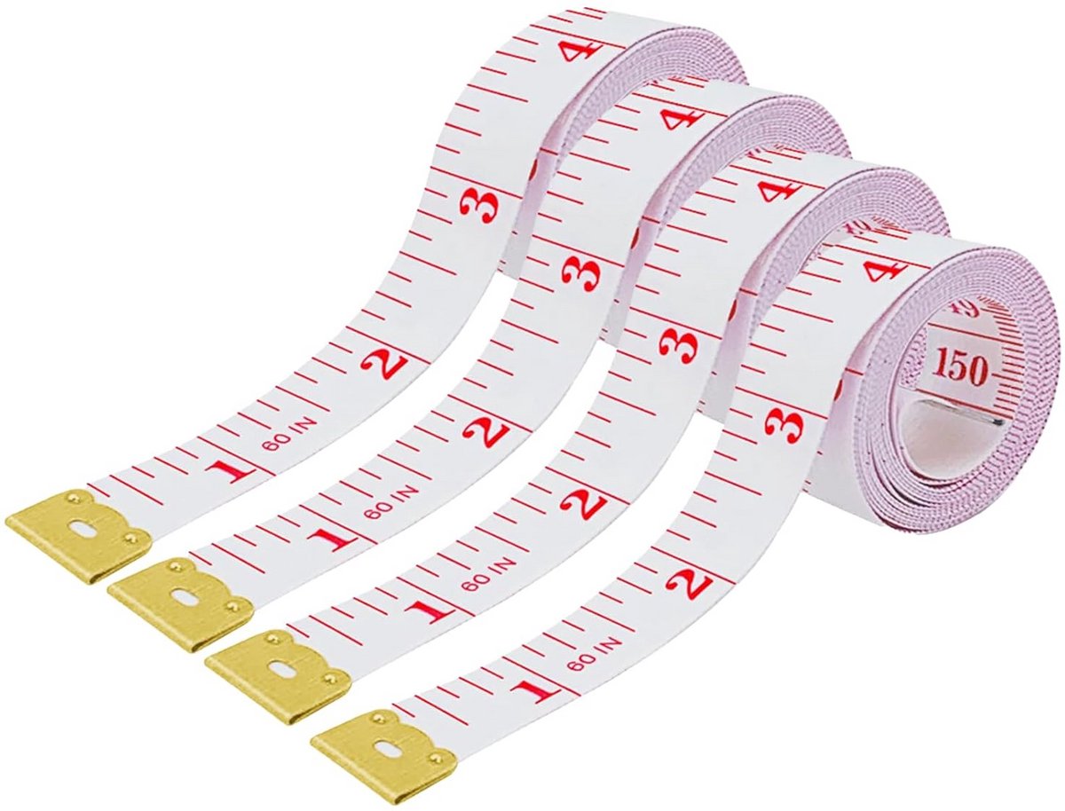 Zacht Dubbelzijdig Lichaamsmeetlint 150 cm - Ideaal voor Taille, Borst en Kleermaken