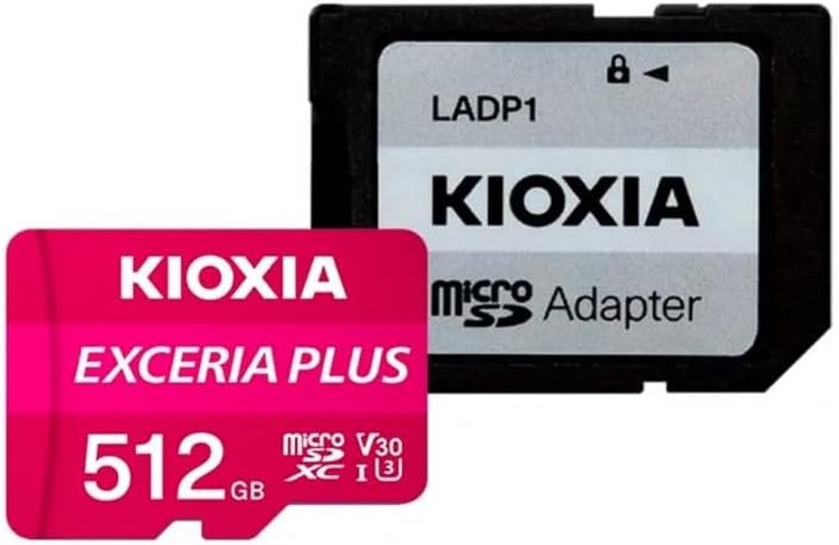 Micro SDXC Kaart 512 GB UHS-I Klasse 10 Snel Lezen Inclusief Adapter