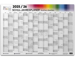 XXL Jaarkalender School 2025-2026 Noordrijn-Westfalen (NRW) Inclusief Vakanties
