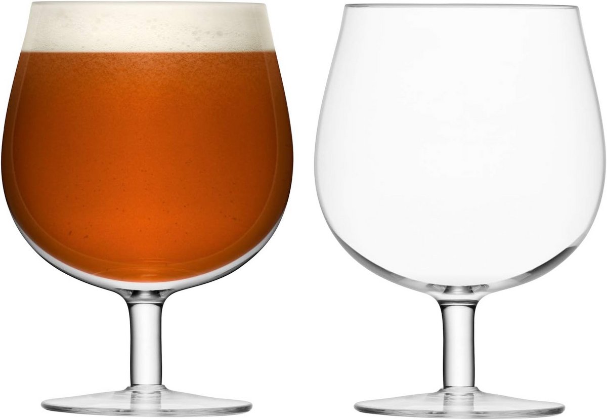 Set van 3 Bierglazen 550 ml - Stijlvol Drinkglas voor Plezier en Genieten