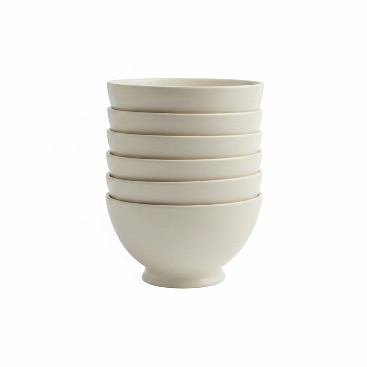 Royal Boch Kitchen Kom 13cm op voet set van 6