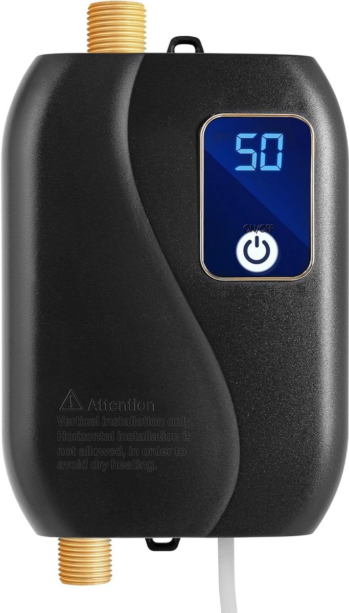Elektrische Doorstroomboiler 3500W met LCD-Display voor Keuken en Onderbouw