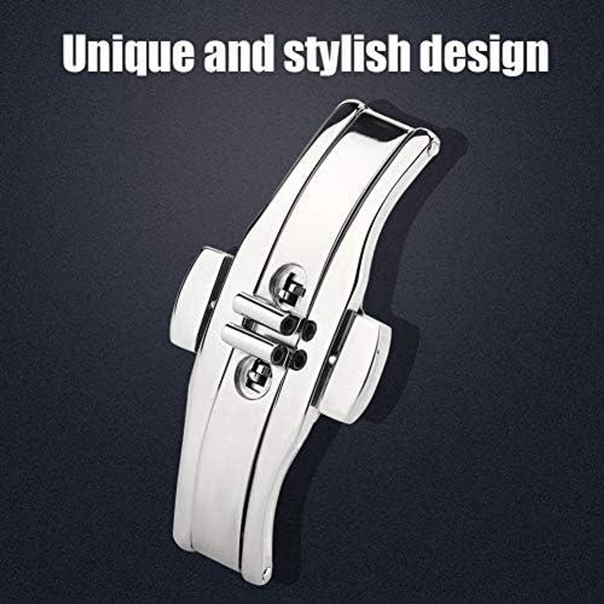 Butterfly Buckle Vouwsluiting voor Horlogeband - Heren en Dames - Vervanging Gesp - Polijst - Horlogesluiting - Vlinder