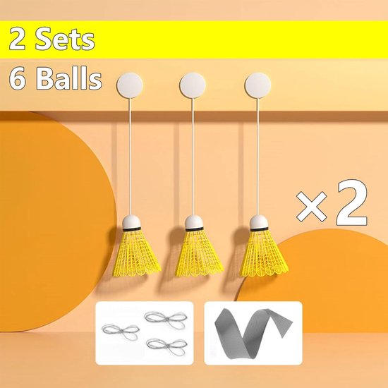 Draagbare Badminton Trainer voor Zelfstudie en Verbetering — afbeelding 5