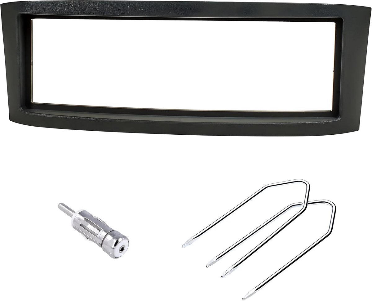 Autoradio Paneel - Inbouw Frame - Auto Upgrade - Complete Set - 1 DIN - Antraciet