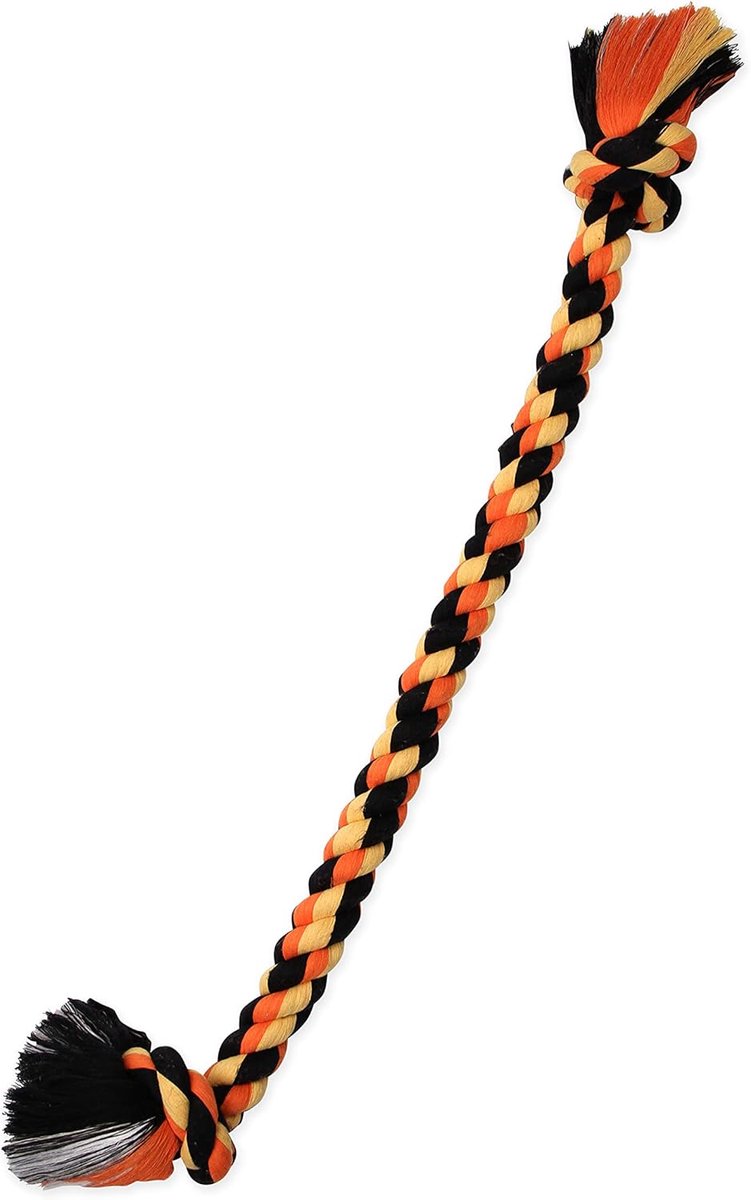 Hondentouw Speelgoed - Touwtrekspeelgoed Kauwspeelgoed - Interactief Spel - Dubbele Knoop Ontwerp - 107 cm - Multicolor
