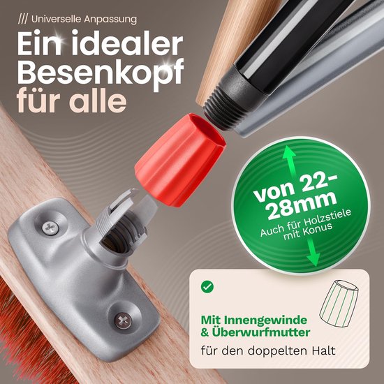 Stevige Straatbezem met Telescoopsteel - Elaston Borstels voor Buiten en Tuin — afbeelding 5