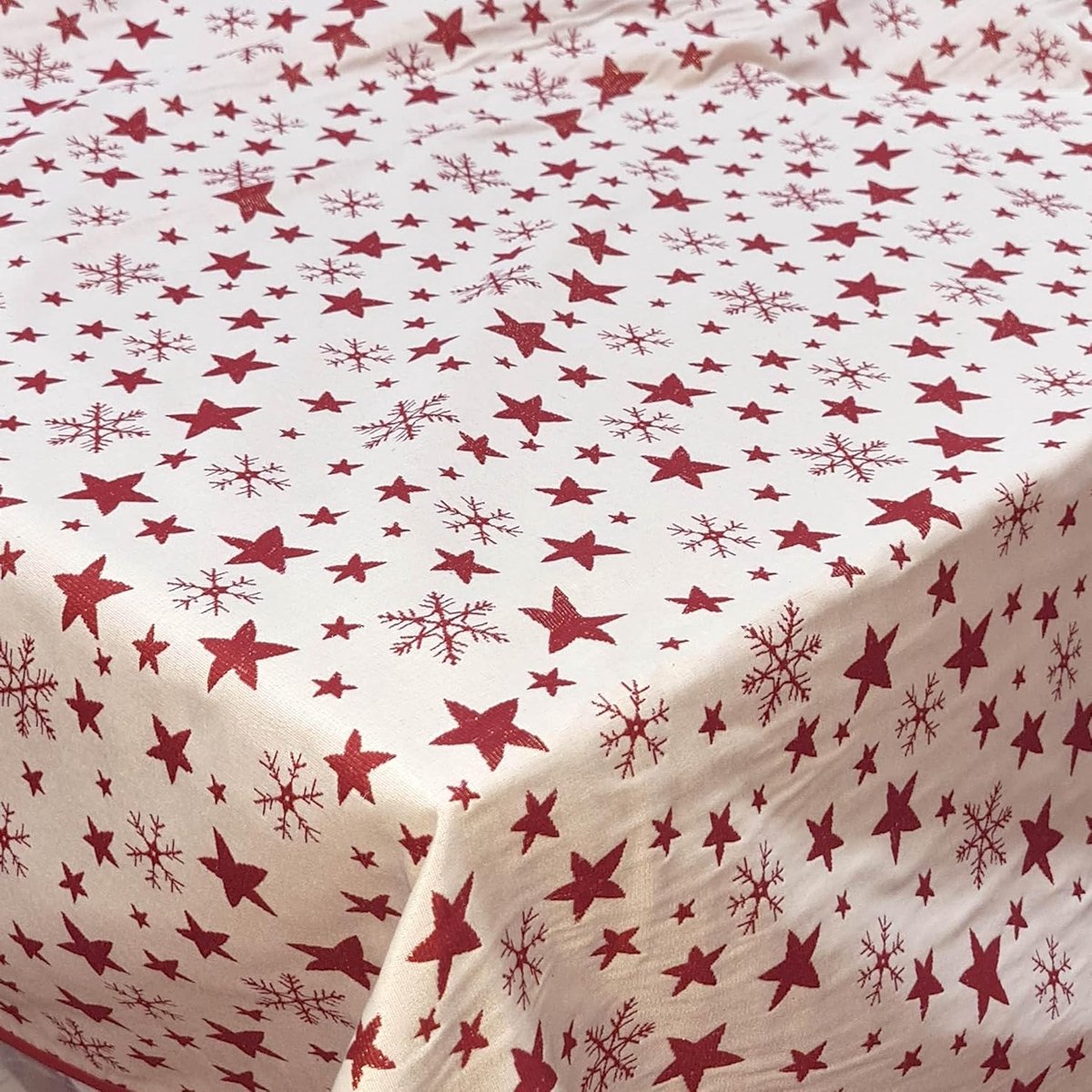 Glanzend Rechthoekig Tafelkleed Goud Lurex voor Kerst en Feest - Vele Maten Beschikbaar