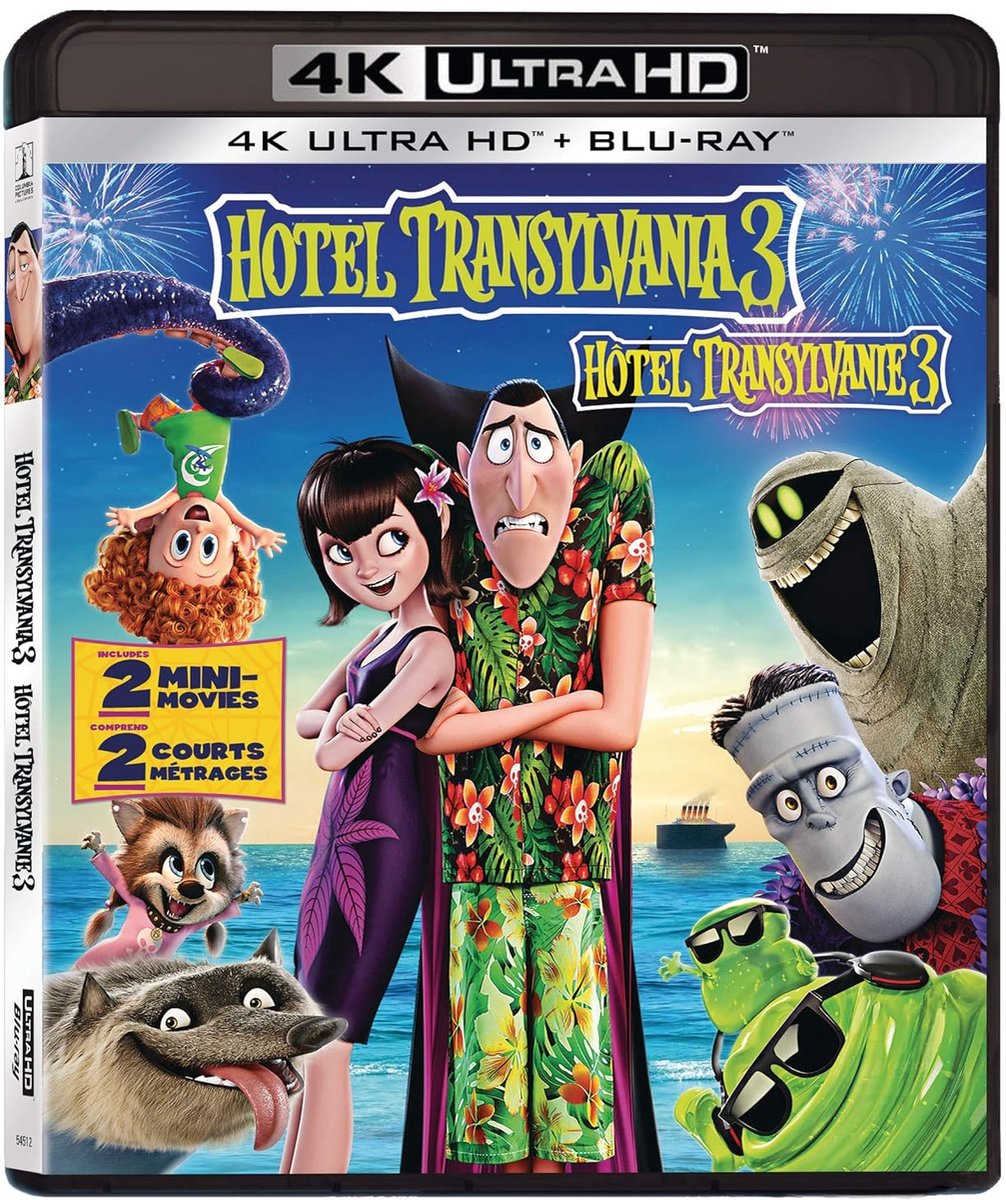 Animatiefilm Hotel Transsylvanië 3 Zomerpret Ultra HD Blu-ray