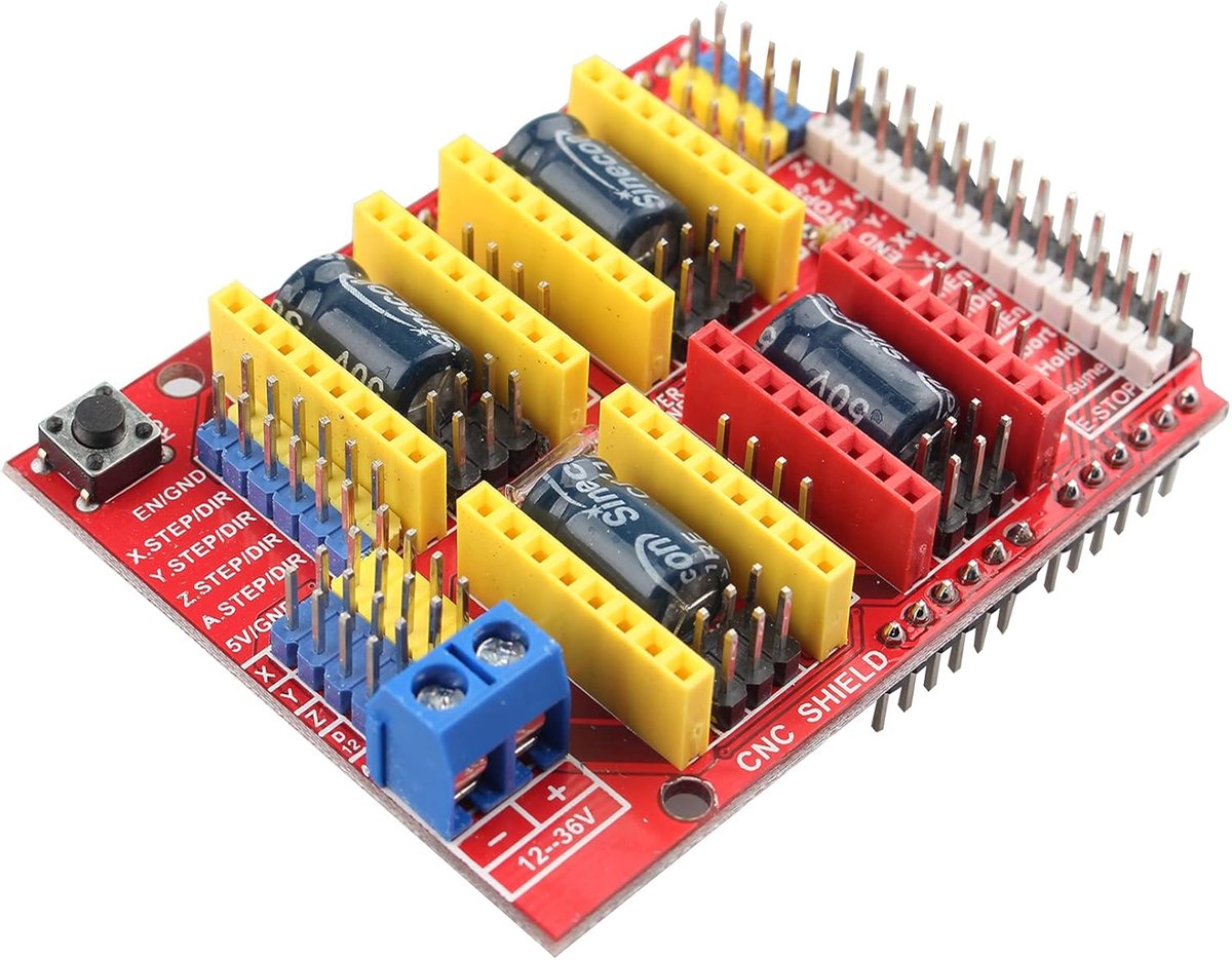 Printer Uitbreidingskaart - CNC Controller - 3D Printen Graveren - Vier A4988 Slots - 68 x 53 mm