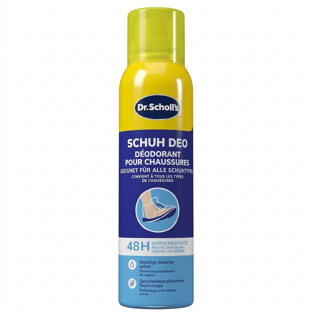 Scholl Fresh Step Antiperspirant Foot Deodorant Spray – Voetdeodorant tegen Zweet en Geur – Verfrissende Voetspray – Langdurige Bescherming