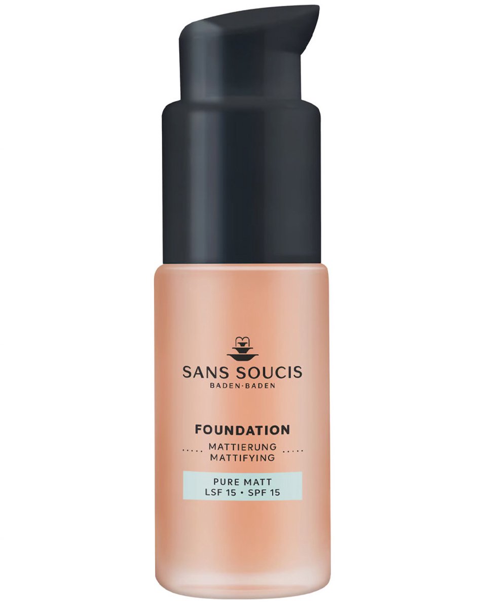 Sans Soucis Pure Matt Foundation SPF15 - Natural Rosé - 30ml