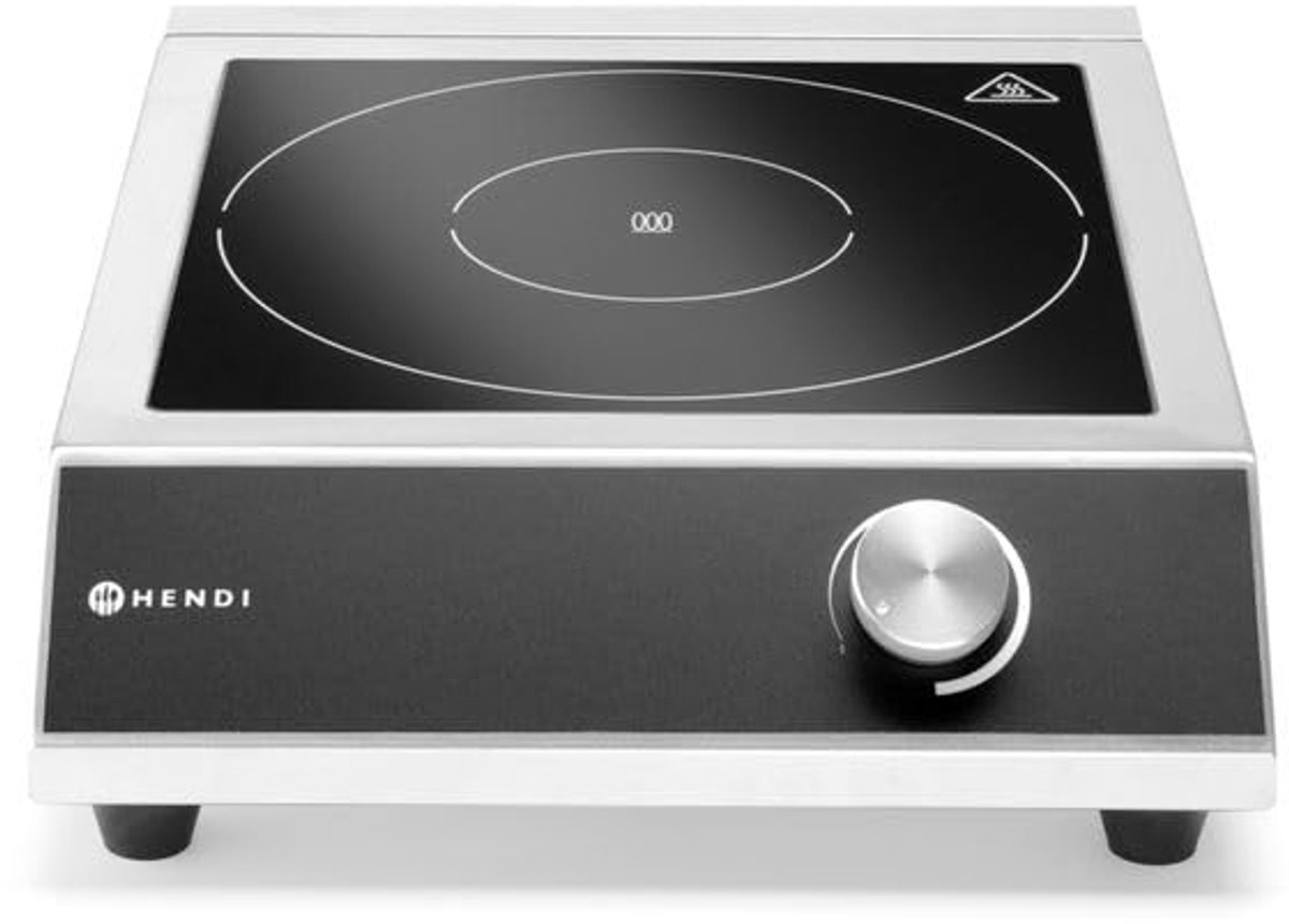 Professionele 3500W Inductiekookplaat - RVS - Geschikt voor Pannen Ø120-260mm