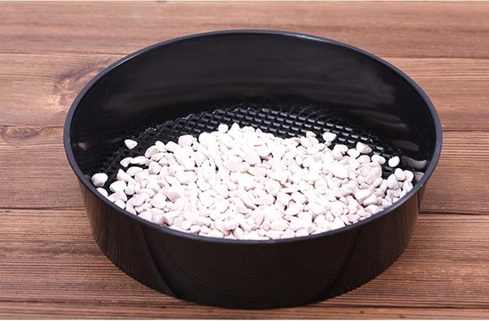 Tuinzeef - 2-delige grondzeef set - zandzeef - plastic grondzeef - plastic gaas zeef - tuinzeef voor zaailingen - tuingaas voor plantengrond - tuingereedschap - zaailinggereedschap - 20,8 cm van Merkloos	 — afbeelding 5
