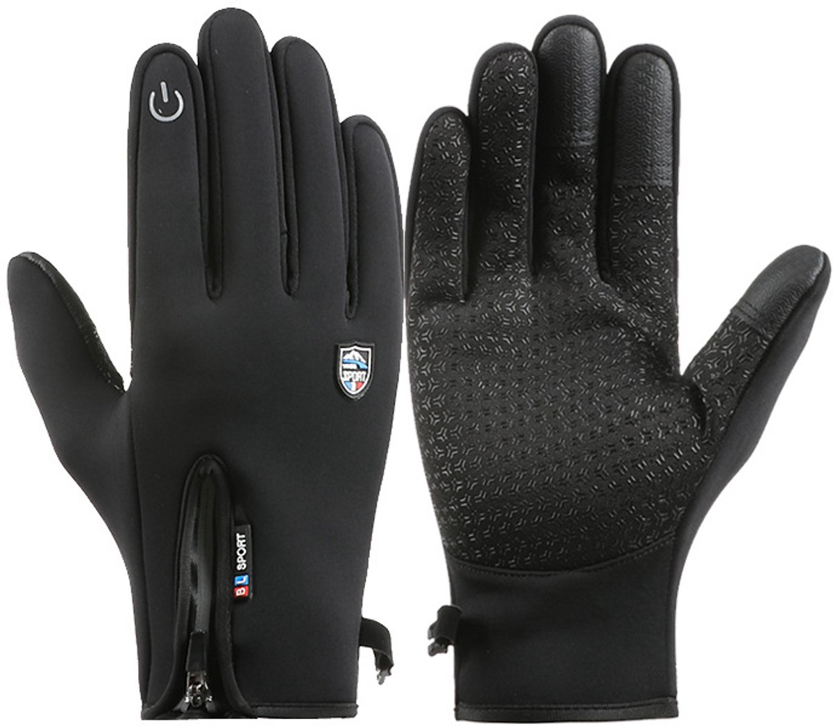 Wintersporthandschoenen Zwart