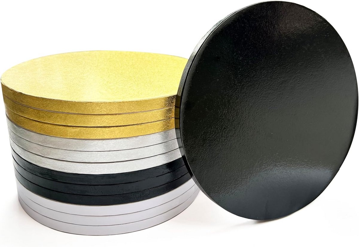 12-Pack Dikke Ronde Cakepatrolen 30cm Assorti Kleuren