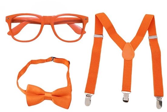 3 Stuks Kids Koningsdag Ingenieur Verjaardag Bril en Hoed Set, Verstelbare Maat, Strikje Cartoon Thema Feestoutfit, Rollenspel,3 stuks