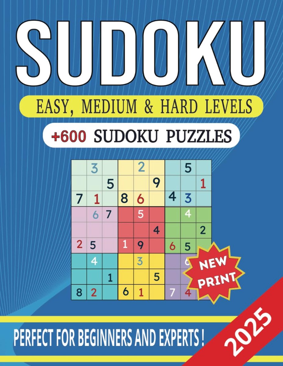 Puzzelboek Volwassenen - Hersenkrakers Logica - Mentale Uitdaging - 600+ Puzzels - 21.6 x 27.9 cm