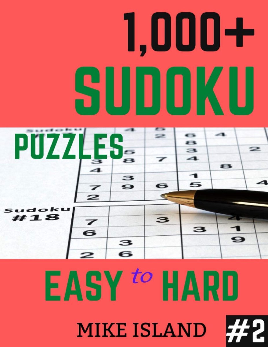 Sudoku Puzzelboek - Hersenkrakers voor Volwassenen - Mentale Training - 1000+ Originele Puzzels - 21.6 x 27.9 cm