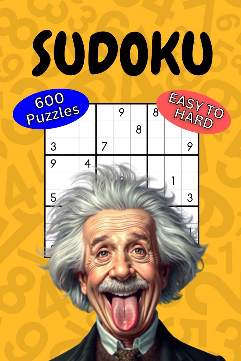 Sudoku Boek - Hersenkrakers Puzzels - Mentale Training - 600 Puzzels Variërend - 15x23 cm