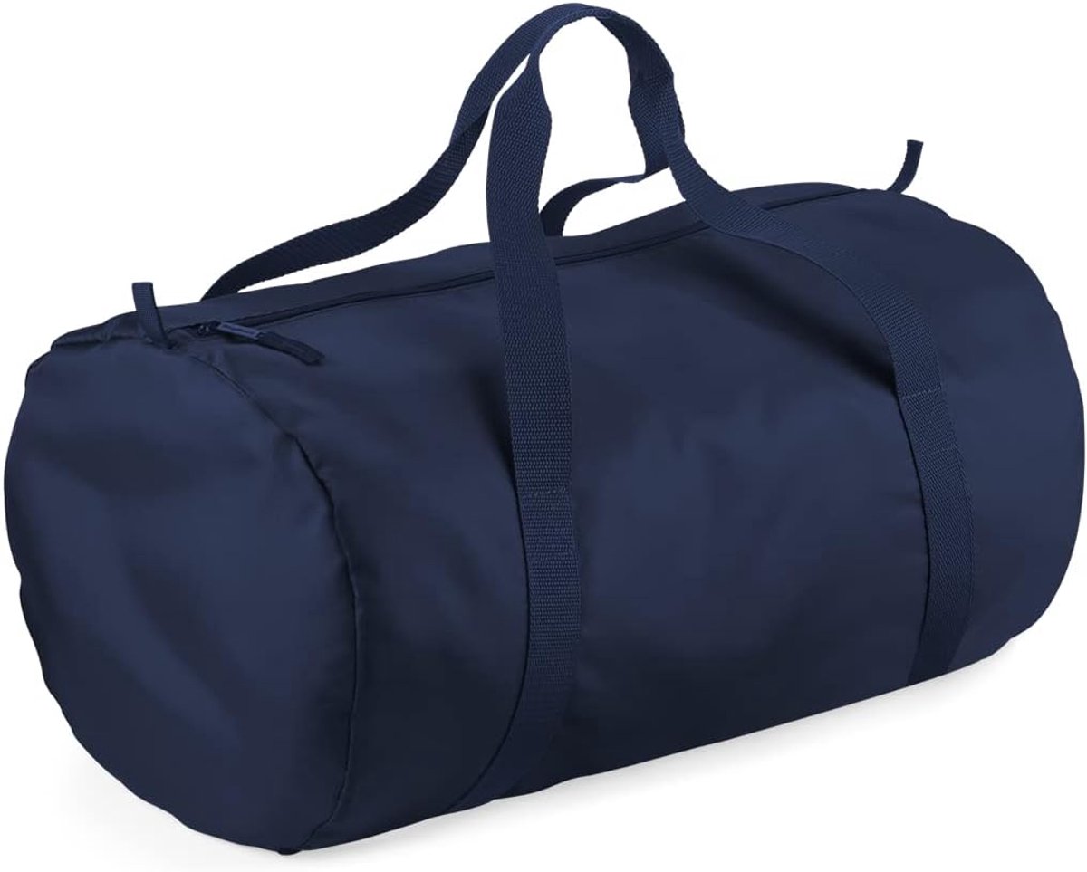 Packaway Barrel Bag - Reistas Sporttas - Sport en Reizen - Opvouwbaar Ontwerp - 36x45x24 cm - Franse Marine