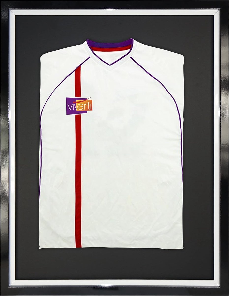 Sportshirt Displayframe - Herinneringenlijst - Herinneringen Tonen - Lichtgewicht Constructie - 60 x 80 cm - Zwart Frame