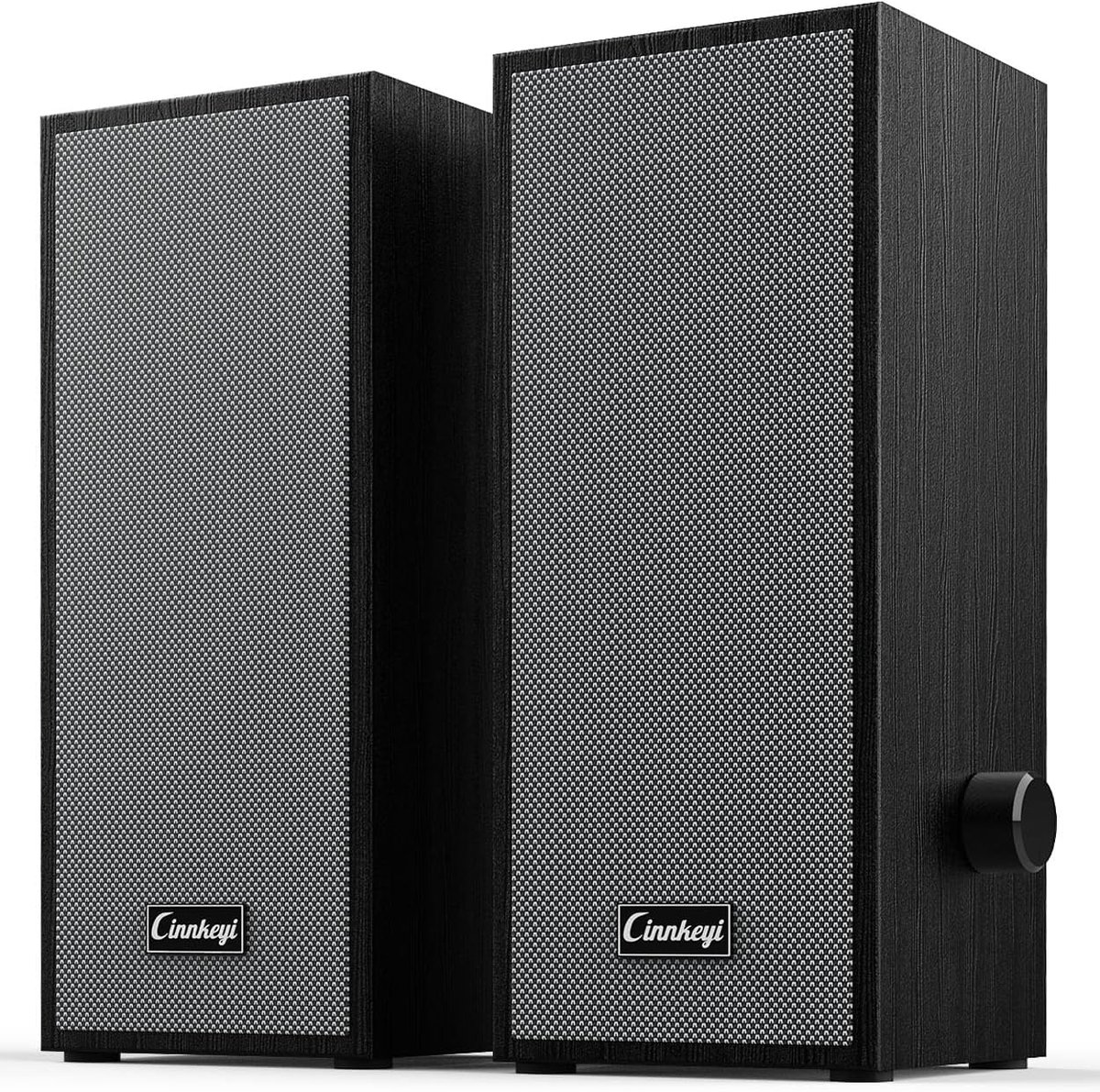 USB PC Speakers 2.0 Stereo Desktop Luidsprekers met Diepe Bas en Volumeregeling
